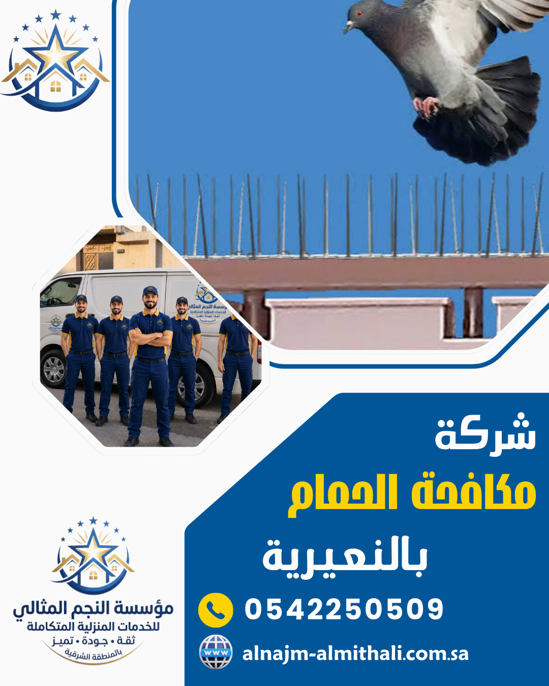 شركة مكافحة الحمام بالنعيرية