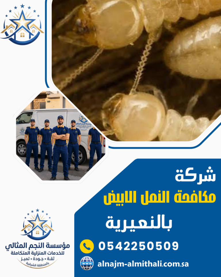 شركة مكافحة النمل الابيض بالنعيرية 0542250509 بضمان معتمد